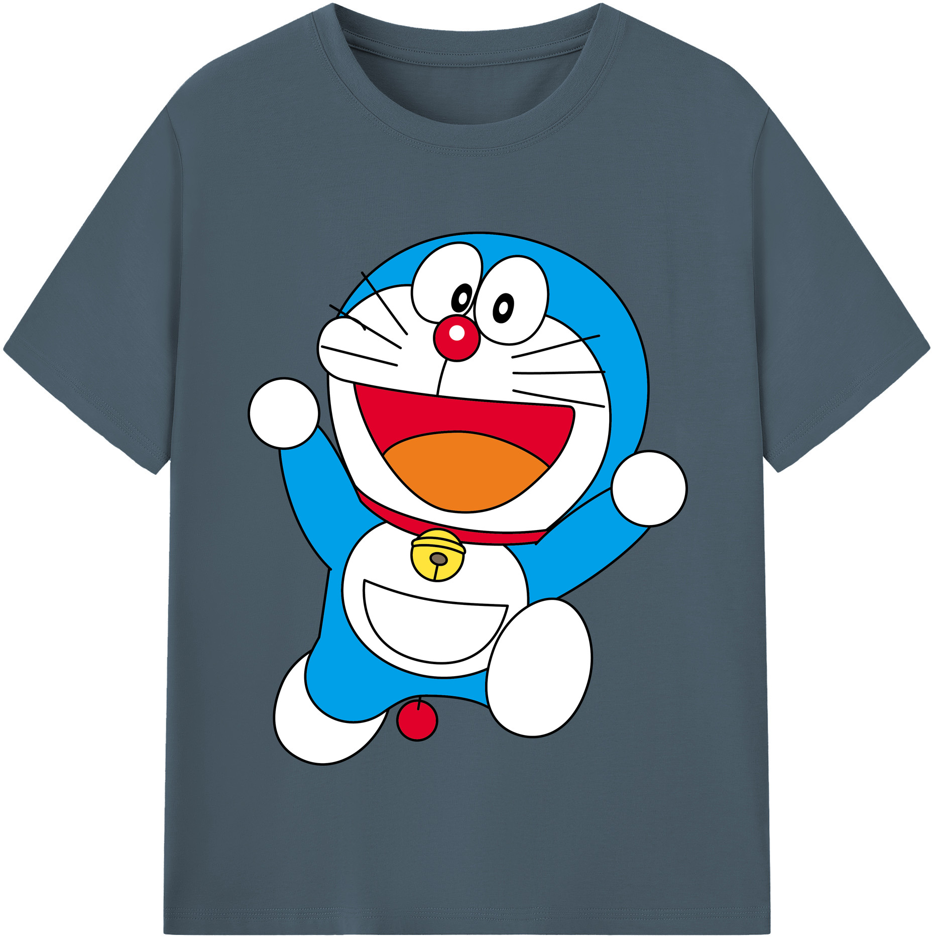 （画像用） ドラえもん Doraemon 綿100％半袖Tシャツ（フロントプリント）